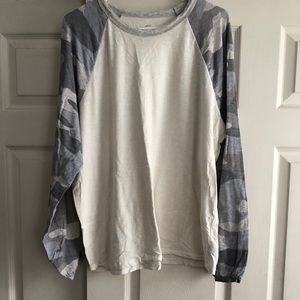 Aerie Camo Baseball T-Shirt